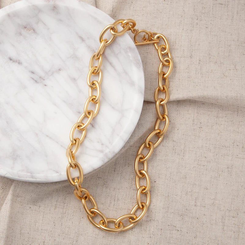GOLD CAPRI CHAIN NECKLACE