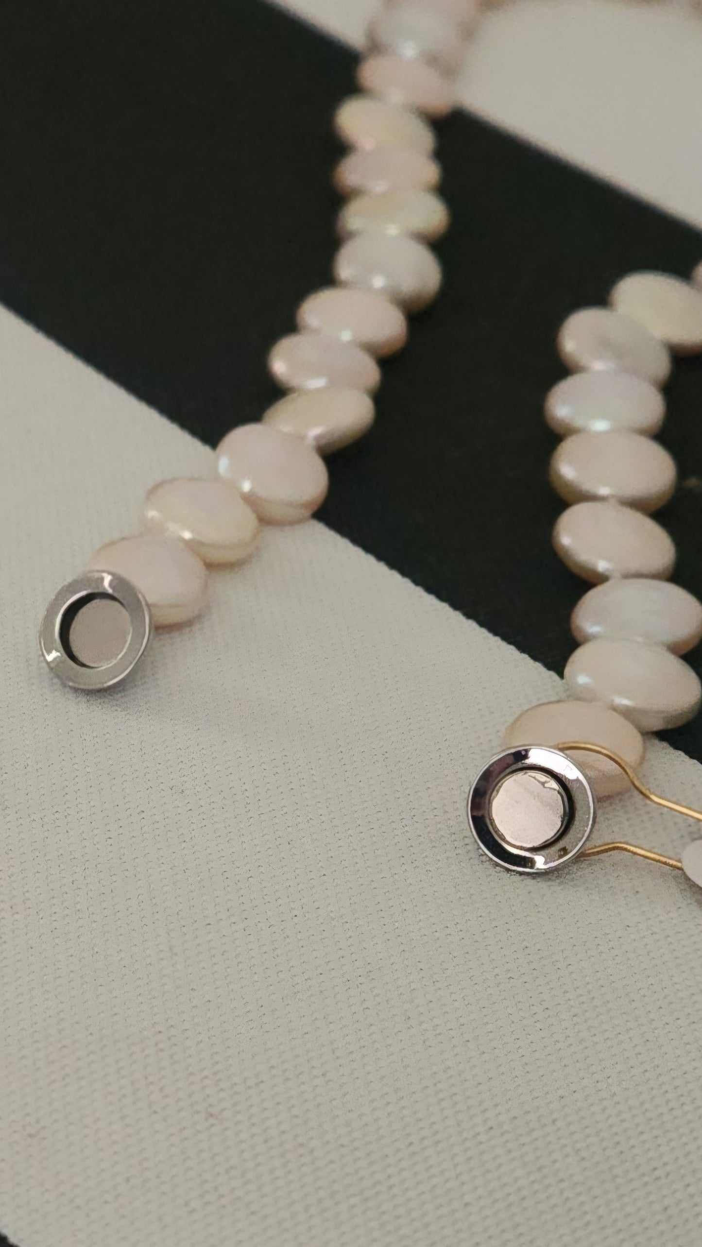 PINK DISC PEARL NECKLACE