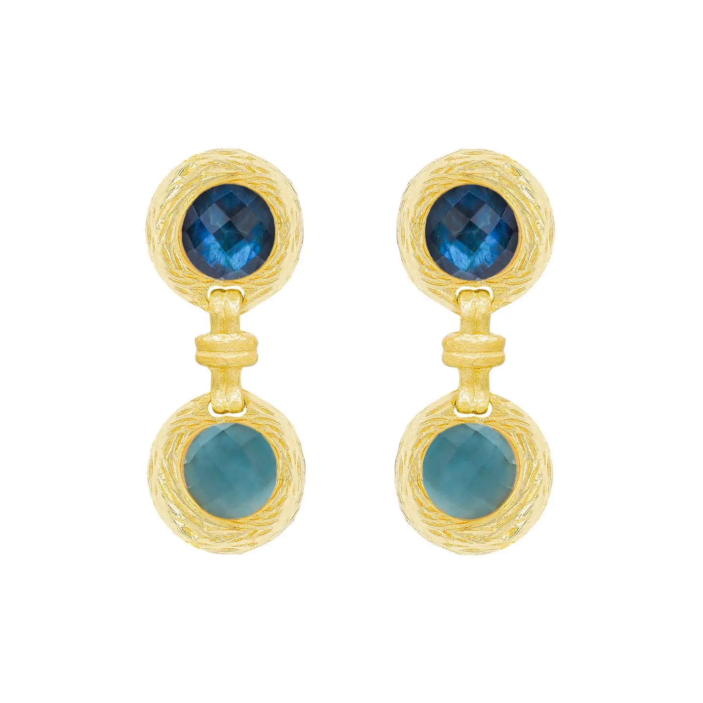 ARAL EARRINGS - LABRADORITE