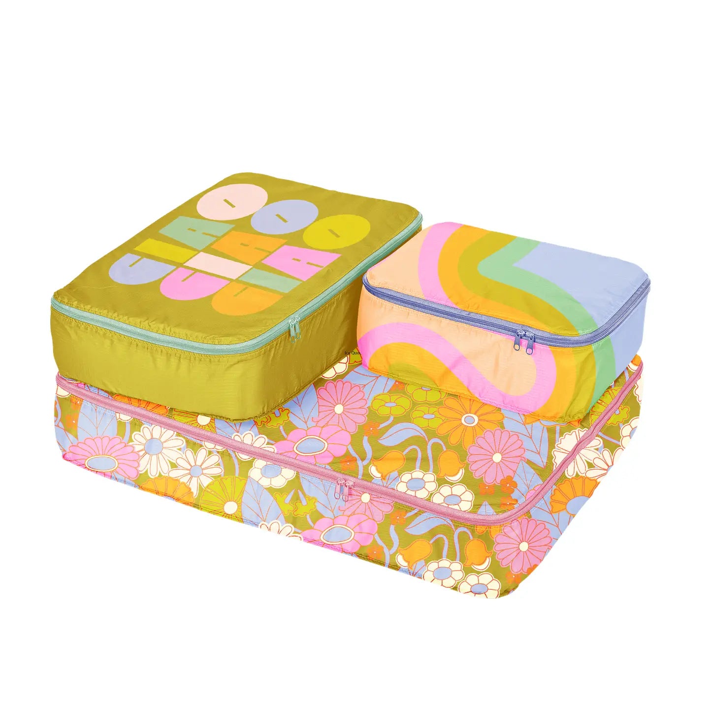 DELIGHTFUL PACKING CUBES SET