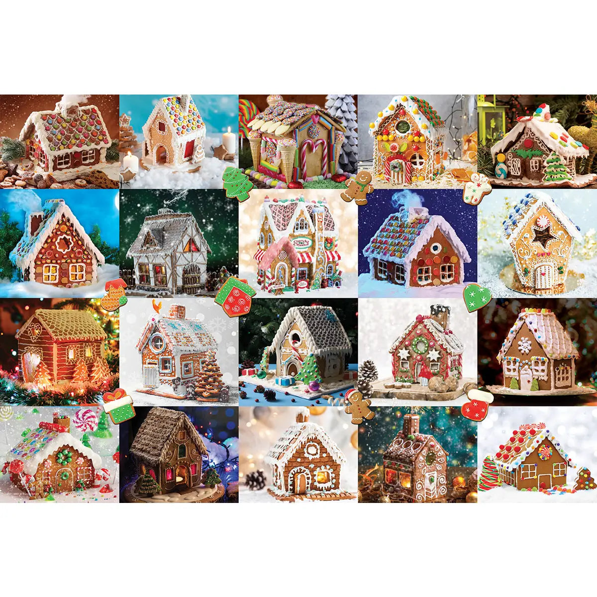 GINGERBREAD HOUSE TIN PUZZLE