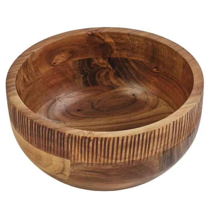 CALEB ACACIA WOOD MEDIUM SERVING BOWL