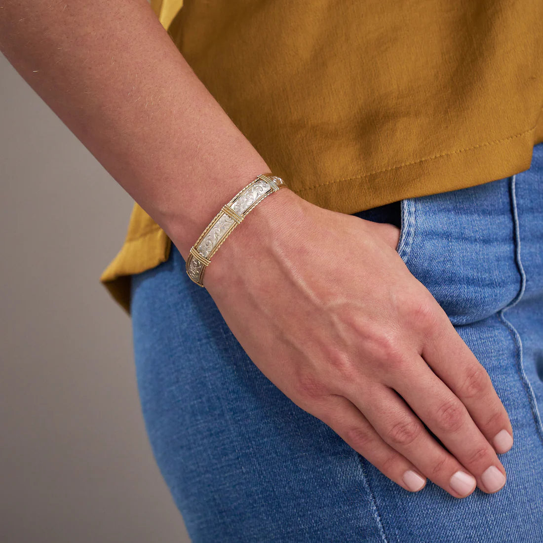 ANGELINA SILVER & GOLD BRACELET