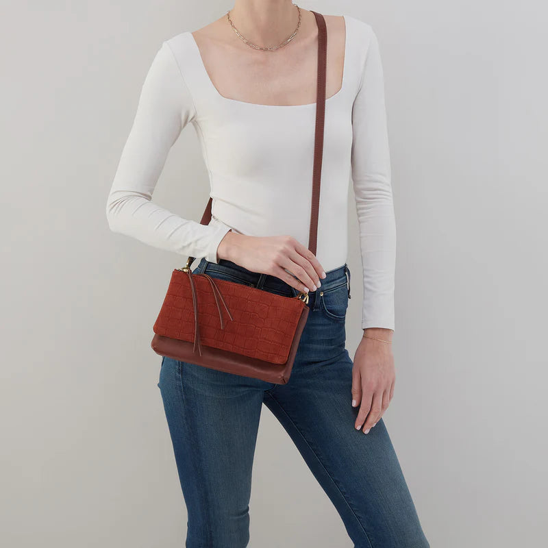 DARCY DOUBLE CROSSBODY - SEQUOIA