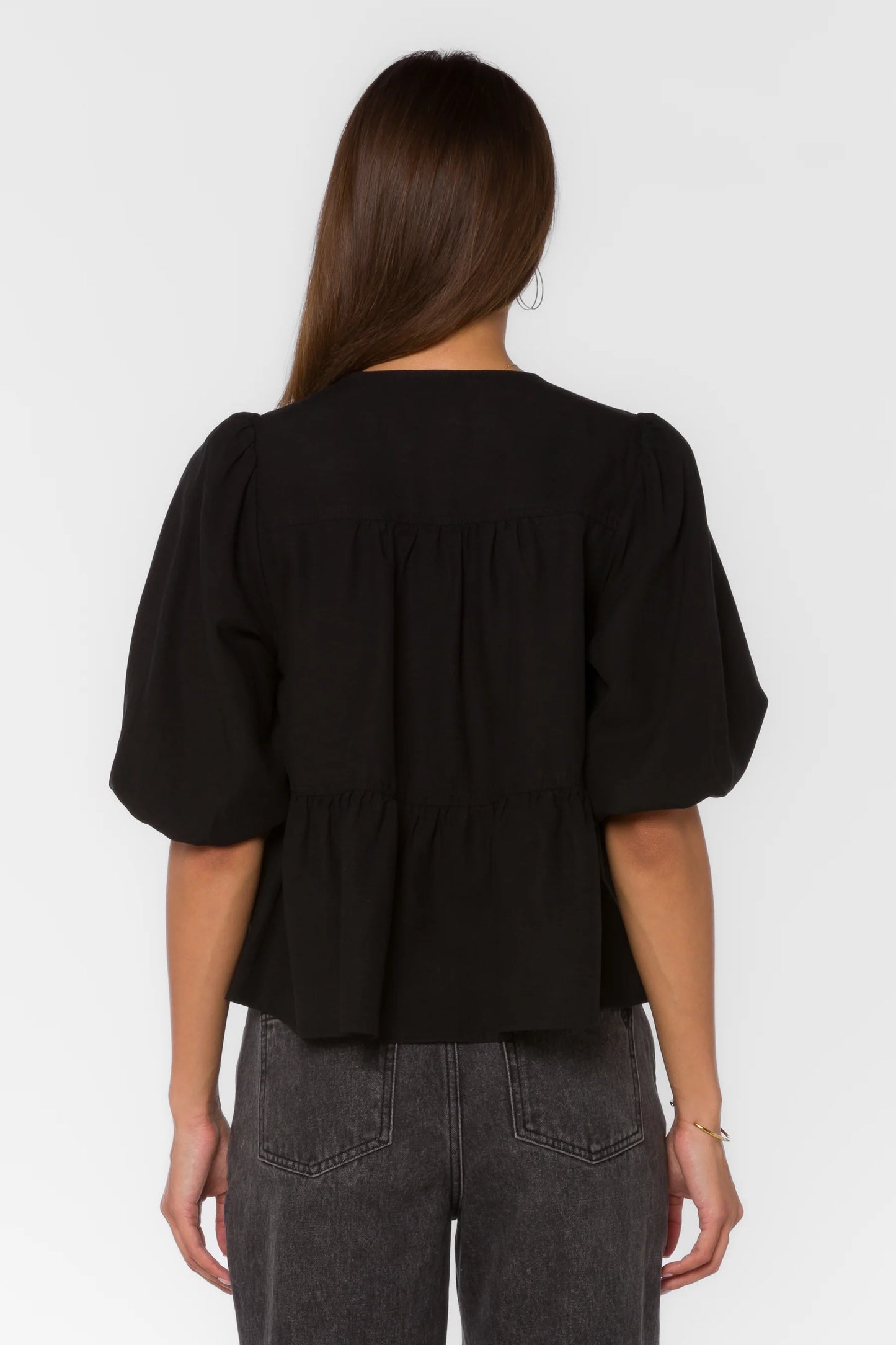 FERLITA TOP - BLACK