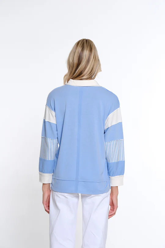 CORNFLOWER BLUE TOP