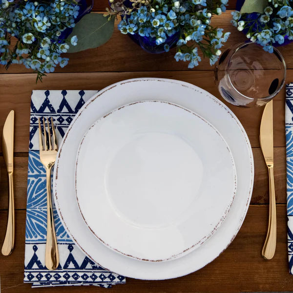 MELAMINE LASTRA WHITE SALAD PLATE