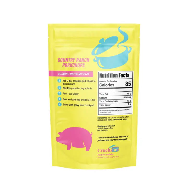 COUNTRY RANCH PORKCHOPS