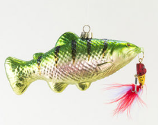 BASS FISHING ORNAMENT
