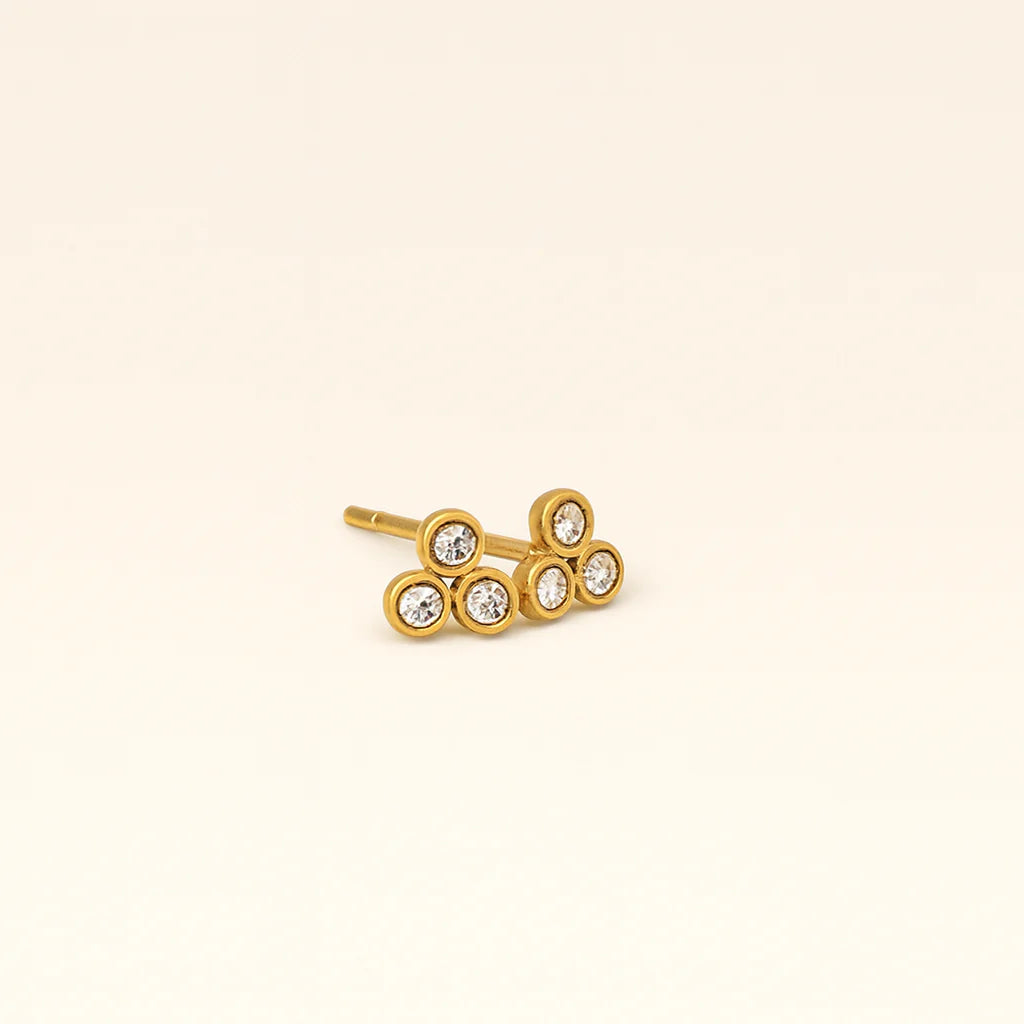 TRIAD STUD EARRINGS