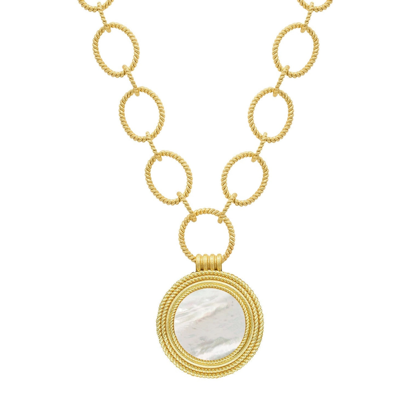 CLARISSE NECKLACE - FLAT MOTHER OF PEARL
