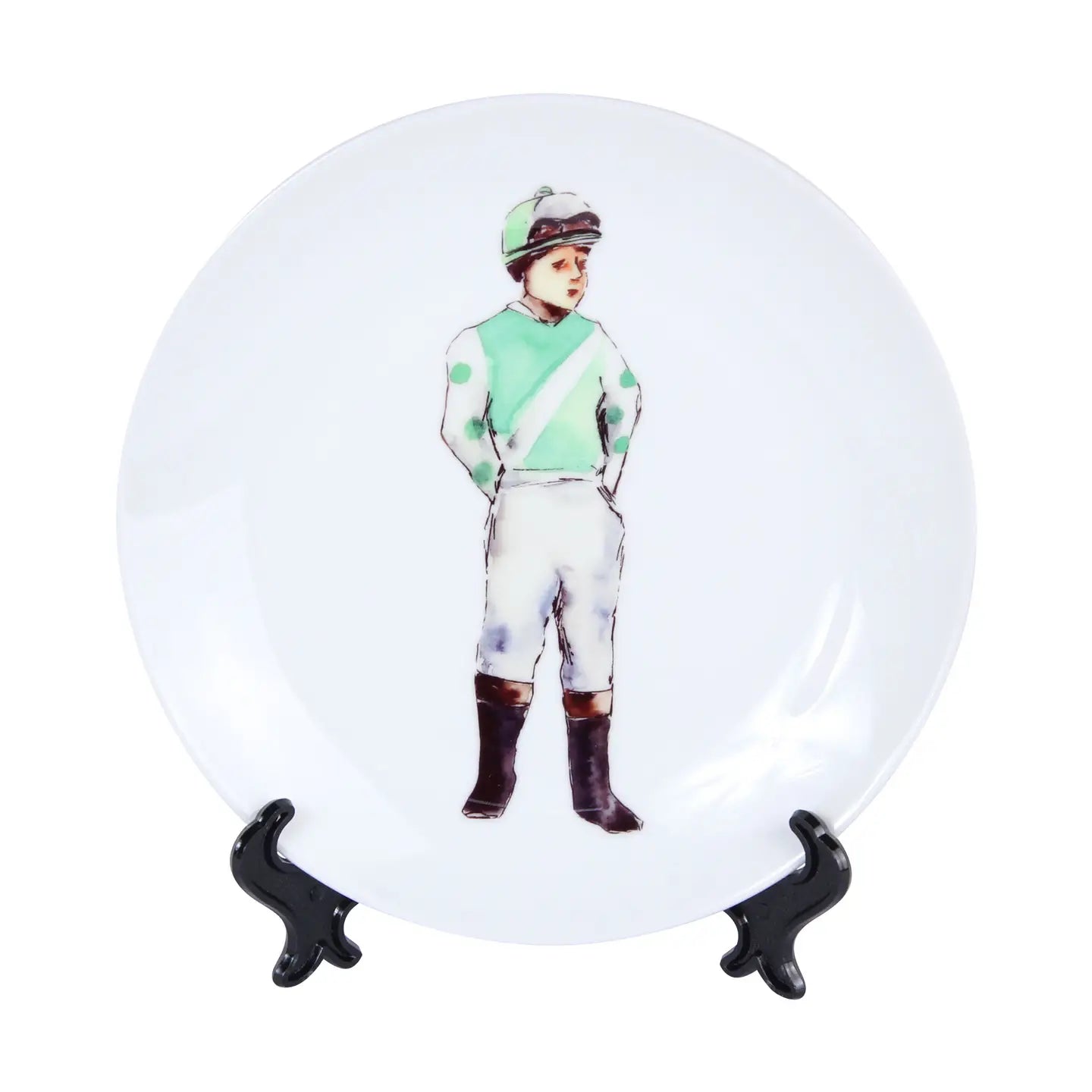 MINT STANDING JOCKEY PLATE