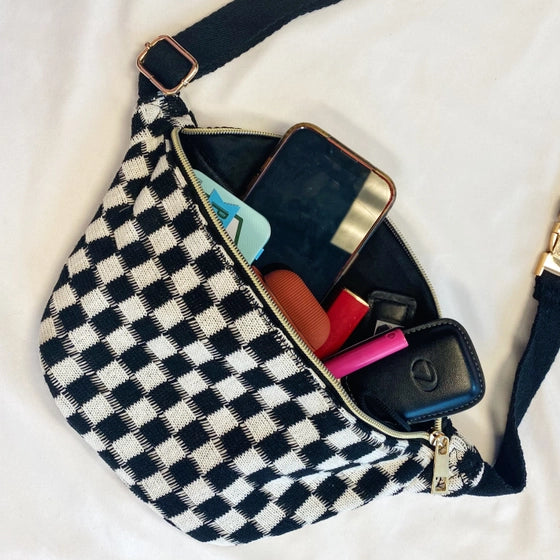 CHECK YO SELF SLING BAG