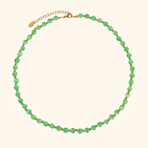 THE ELBA NECKLACE GREEN