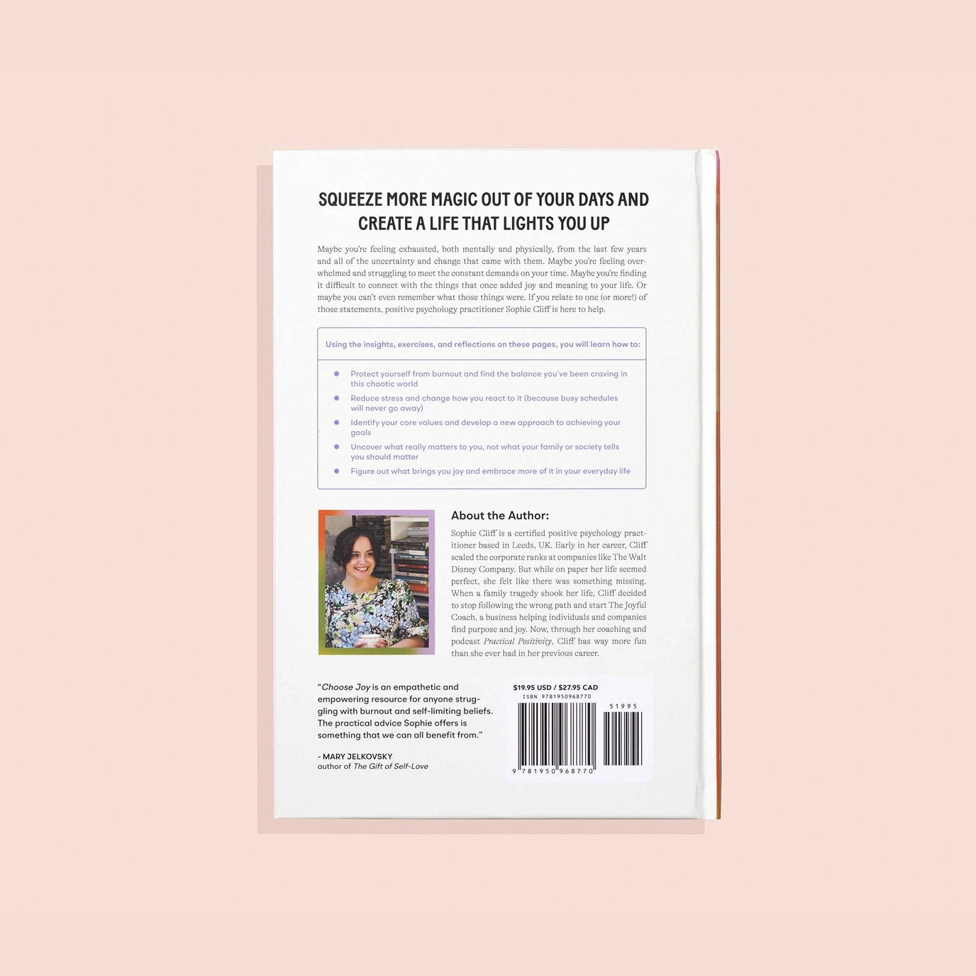 CHOOSE JOY (A SELF-CARE BOOK FOR WOMEN) BY SOPHIE CLIFF