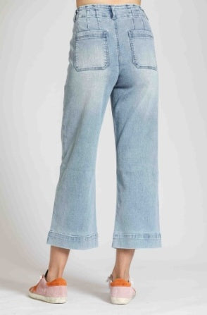 LIGHT INDIGO WIDE LEG PANT