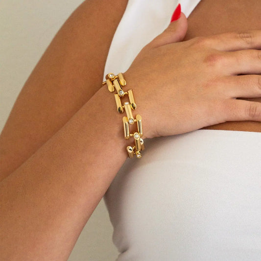 MELINDA B STATEMENT BRACELET