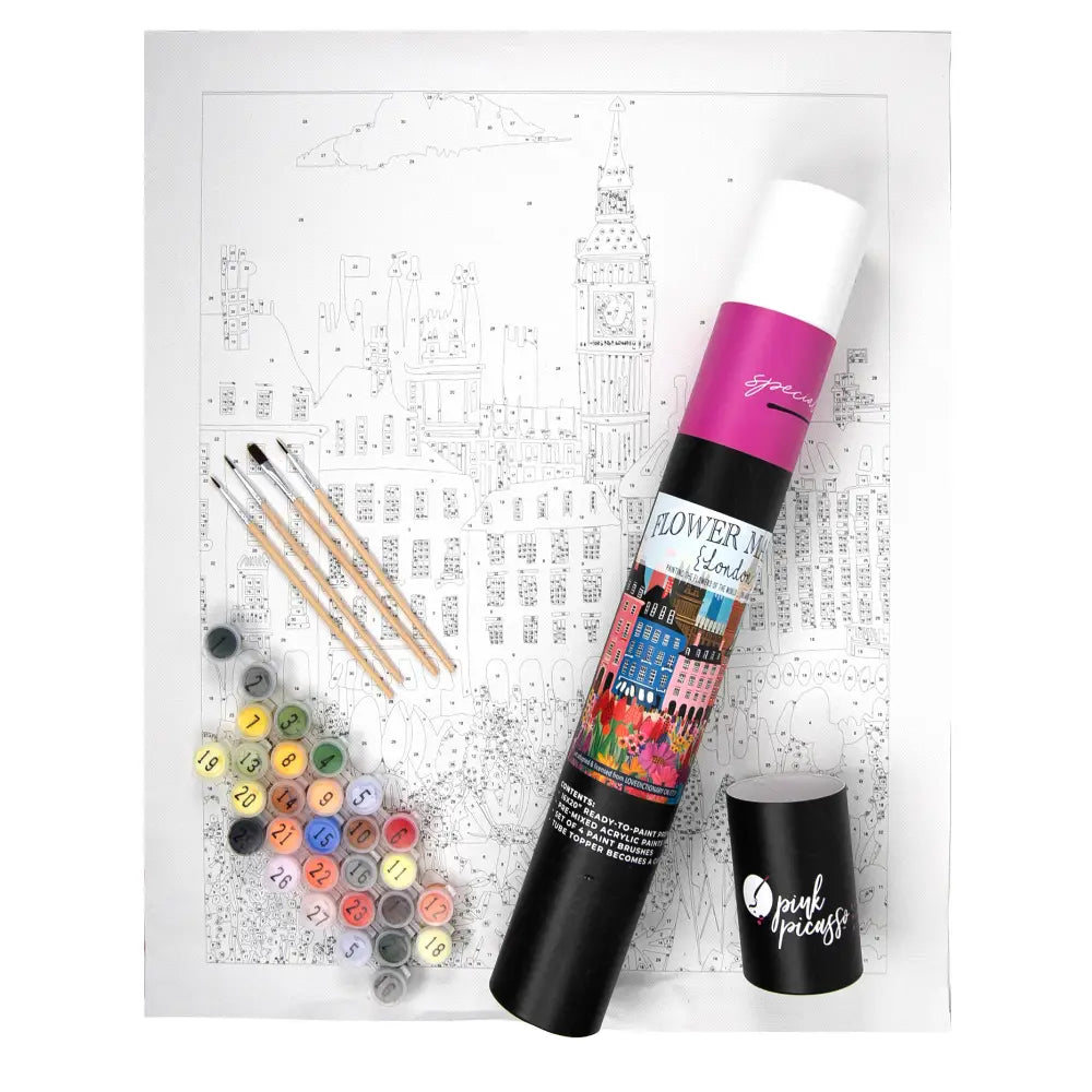 LONDON FLOWER MARKET PAINT KIT