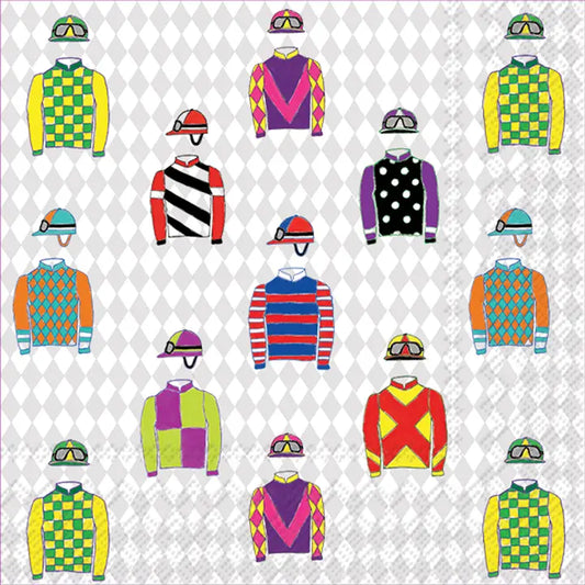 JOCKEY SILKS COCKTAIL NAPKINS
