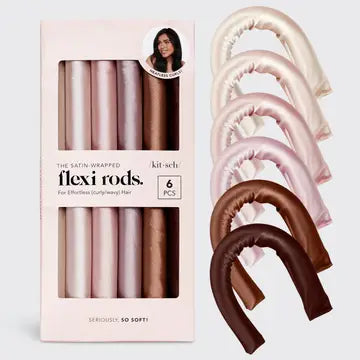 SATIN WRAPPED FLEXI RODS 6 PC SET