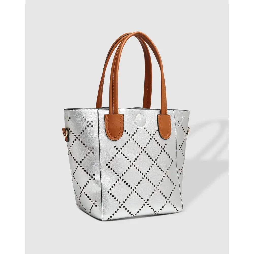 BABY BERMUDA TOTE BAG - SILVER