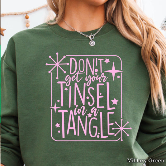 "TINSEL IN A TANGLE" SWEATSHIRT