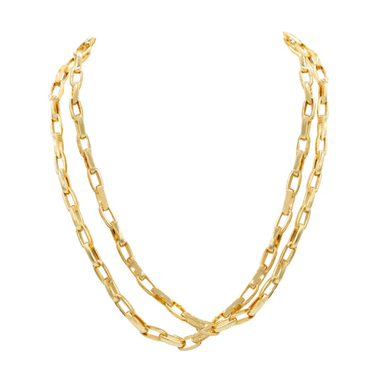 DUDA MAGNETIC GOLD CHAIN NECKLACE