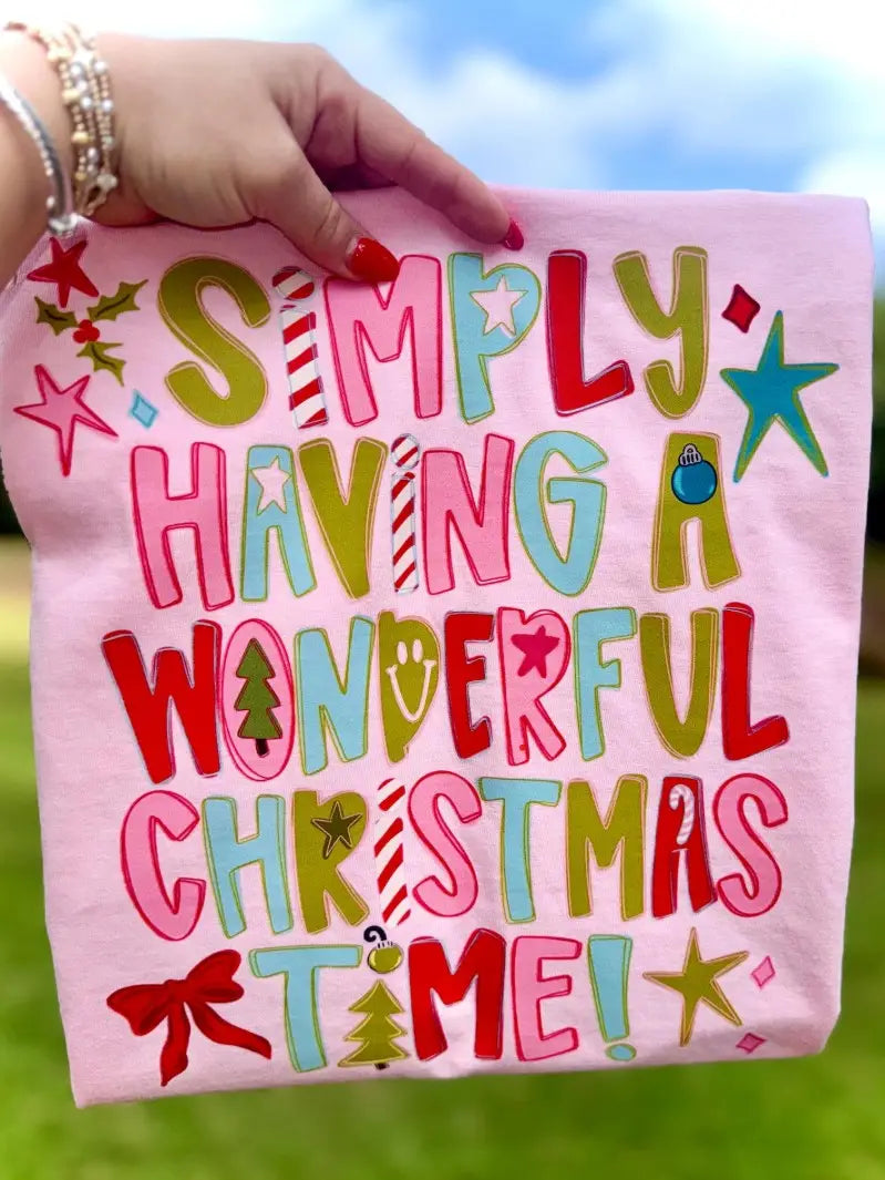 WONDERFUL CHRITSMAS TEE