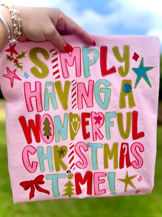 WONDERFUL CHRITSMAS TEE