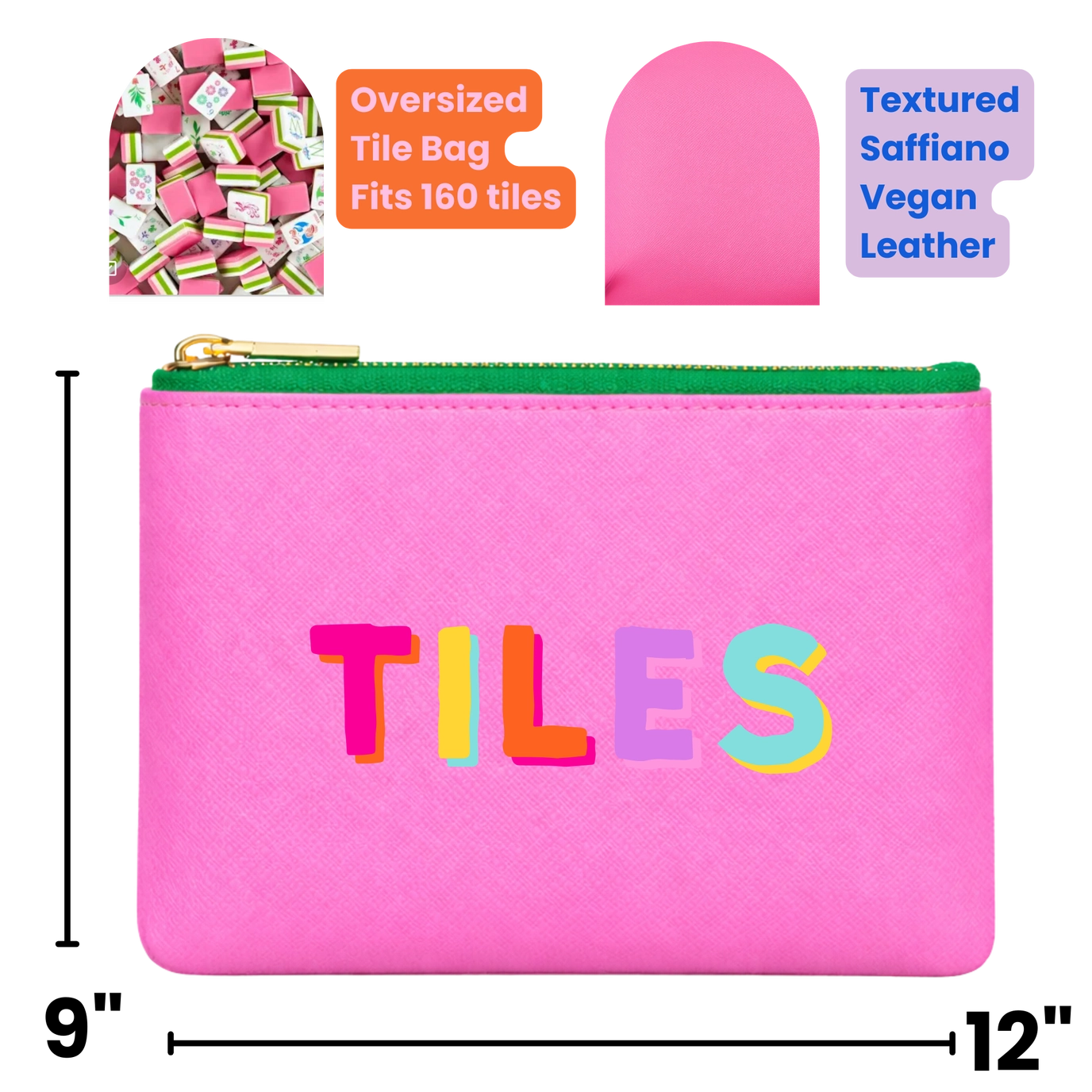 MAHJONG TILE STORAGE BAG