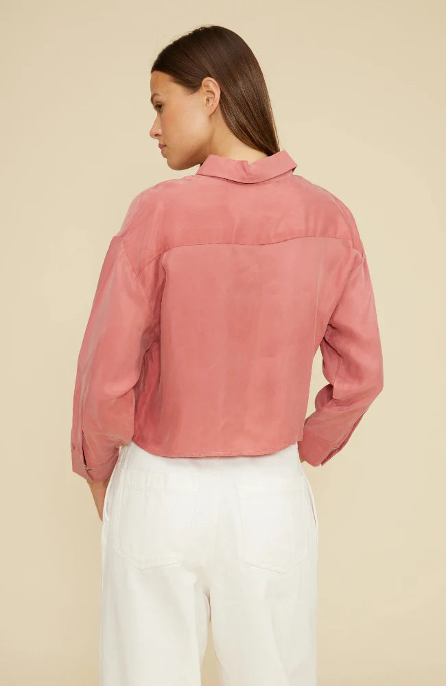 BAKER CARGO TOP - DUSTY ROSE