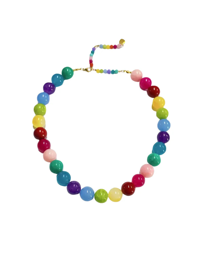 RILEY RAINBOW BEADED NECKLACE