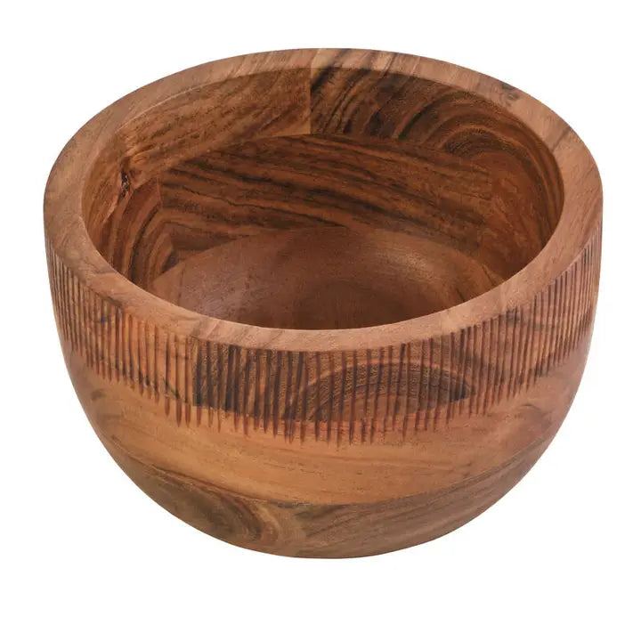 CALEB ACACIA WOOD SMALL SERVING BOWL
