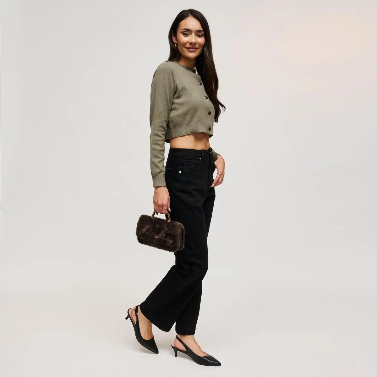 LULU CROSSBODY BAG - CHOCOLATE
