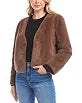 REVERSIBLE FAUX FUR JACKET