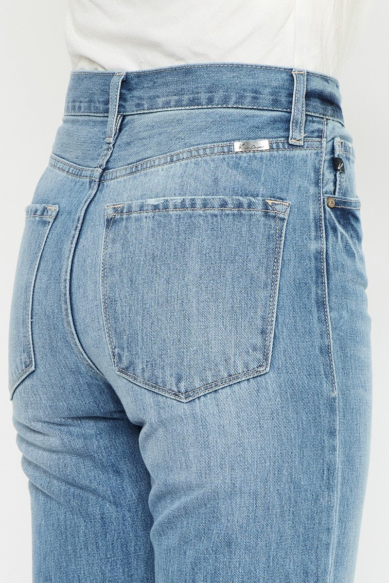 MEDIUM WASH ANKLE STRAIGHT JEAN