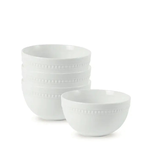 EVERYDAY WHITE BEADED CEREAL/SOUP BOWL