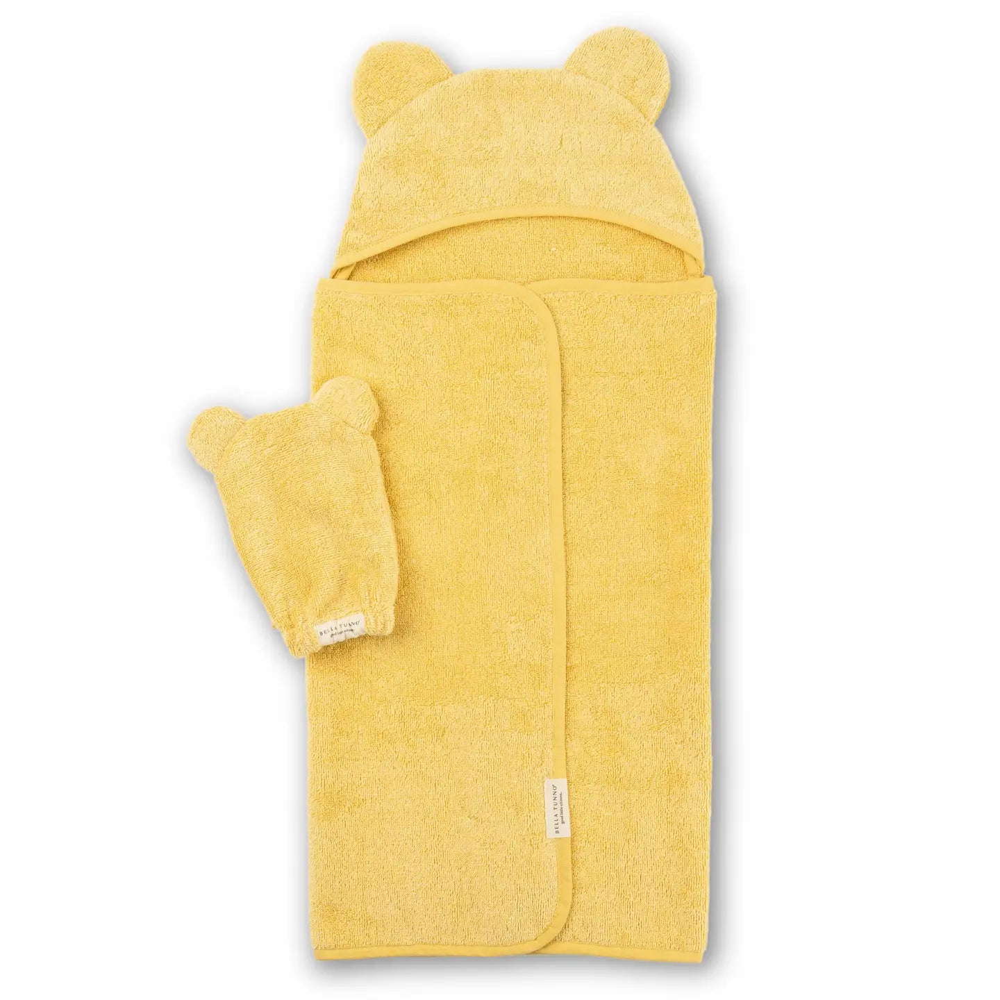 HOODED TOWEL & WASH MITT SET