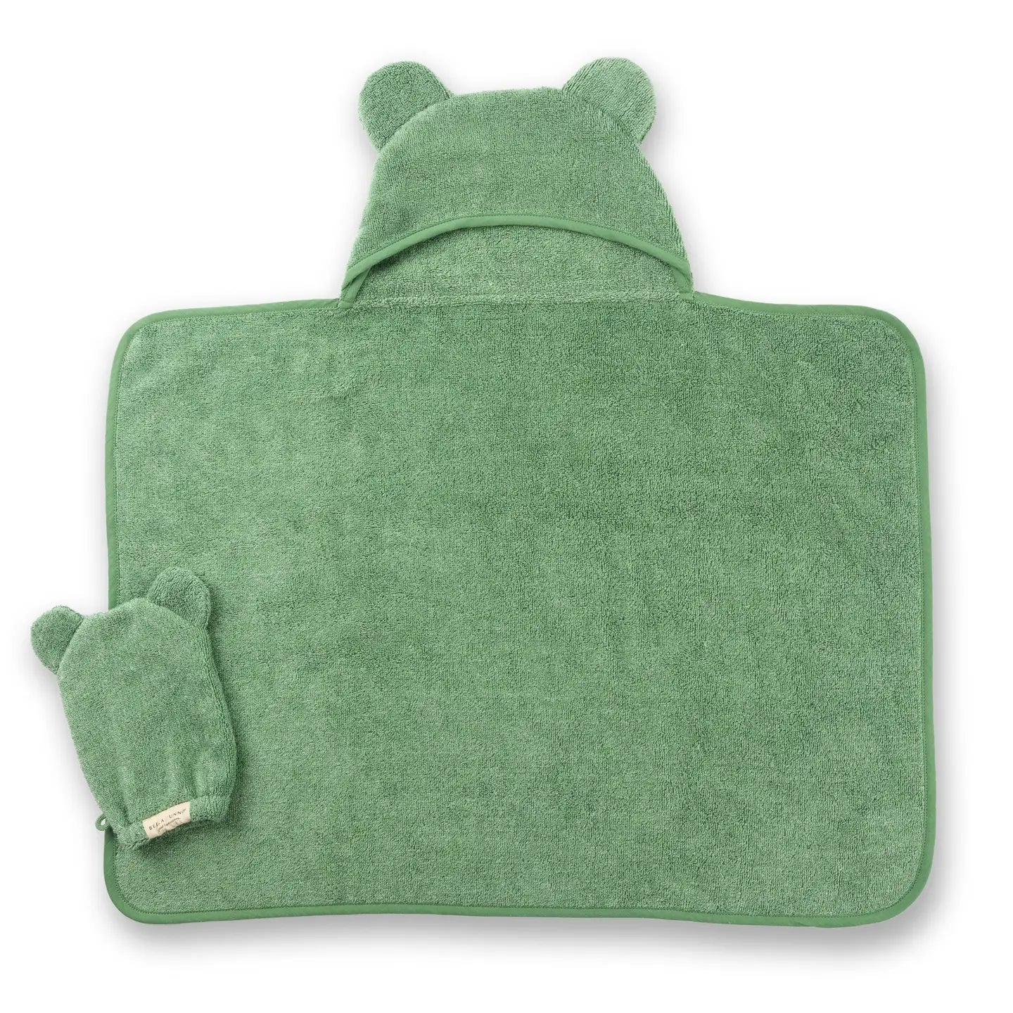 HOODED TOWEL & WASH MITT SET