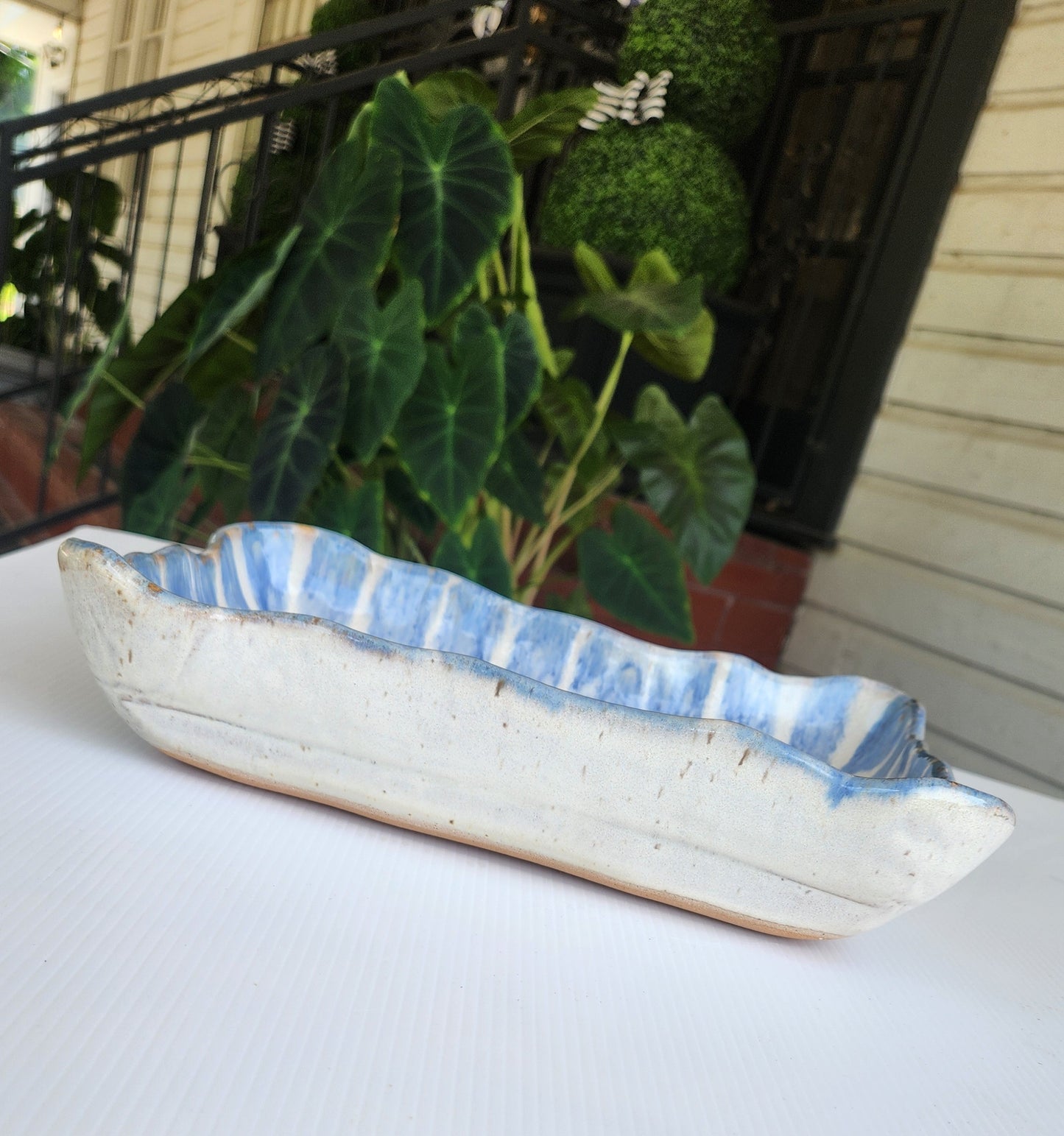 WAVED RECTANGULAR BAKER