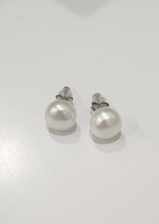 11MM PEARL STUD EARRINGS