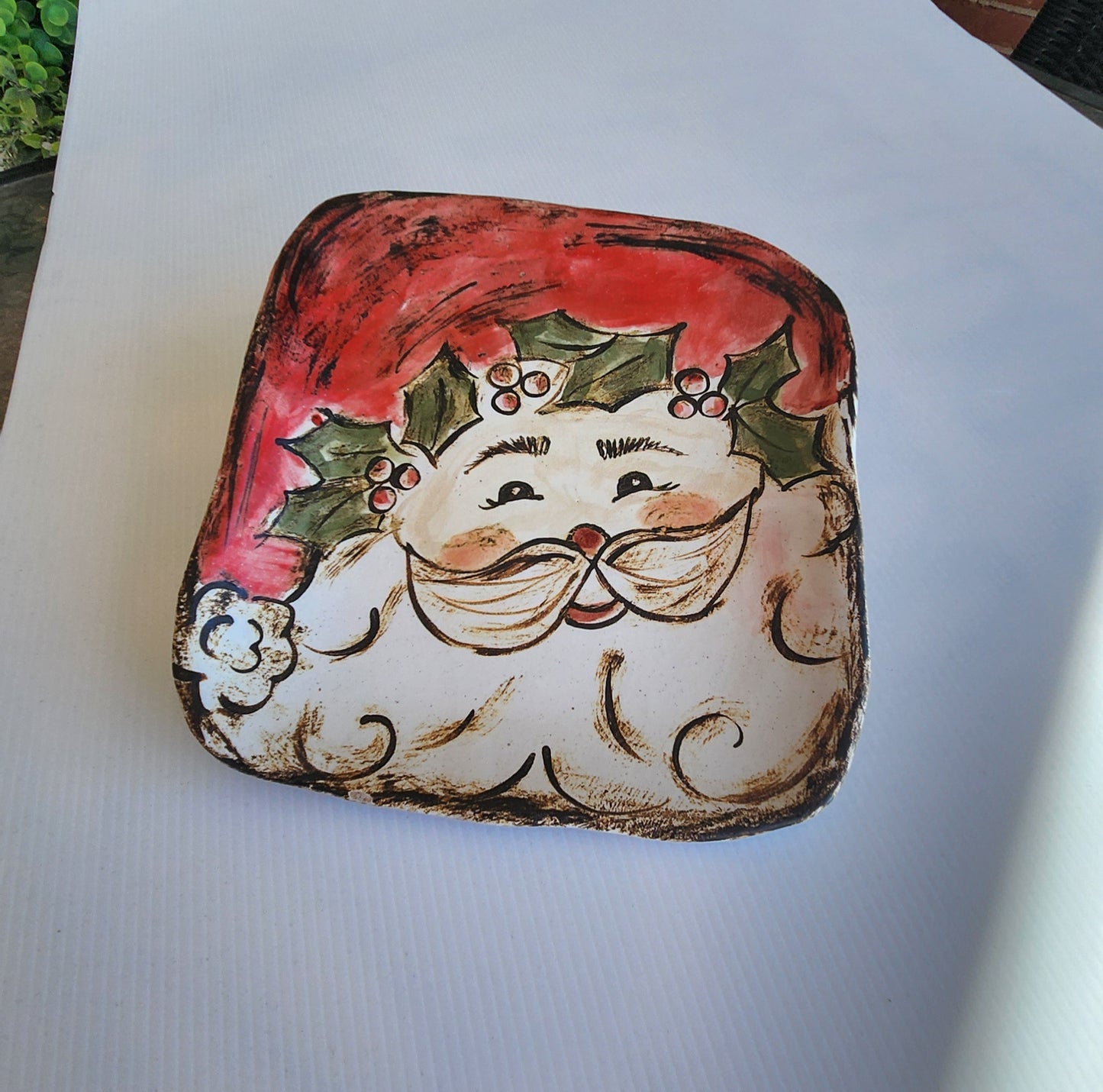 STORYBOOK SANTA PLATE