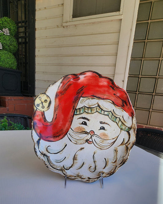 JINGLE JOLLY SANTA PLATE