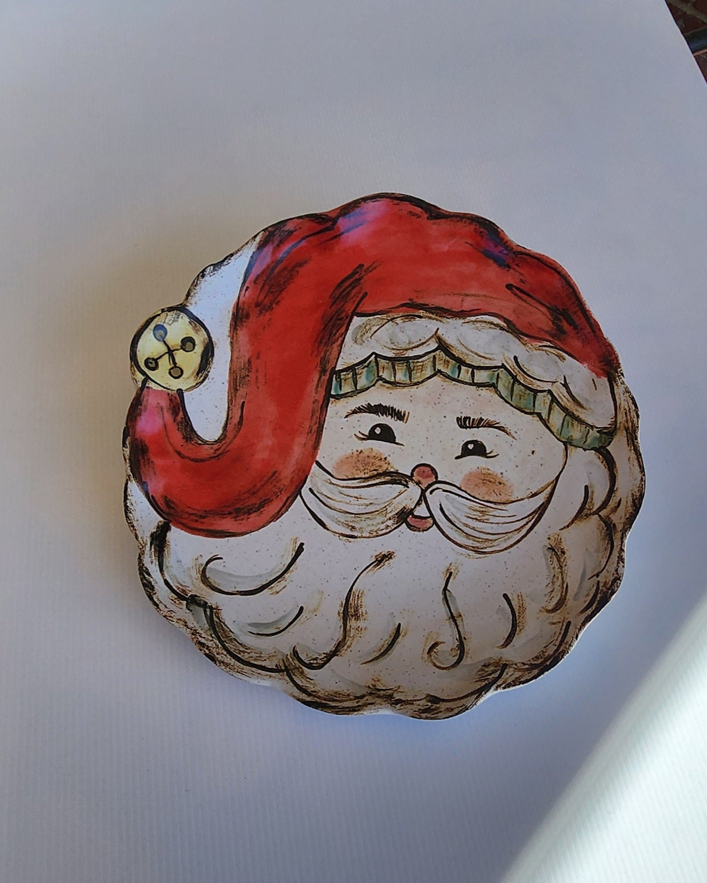 JINGLE JOLLY SANTA PLATE