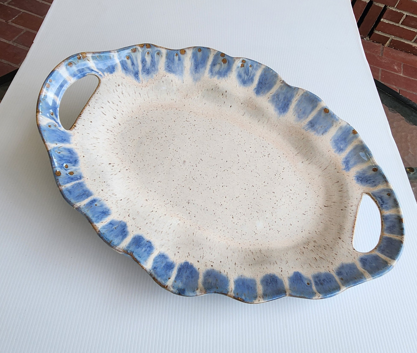 CAFE TRAY - BLUE WILLOW