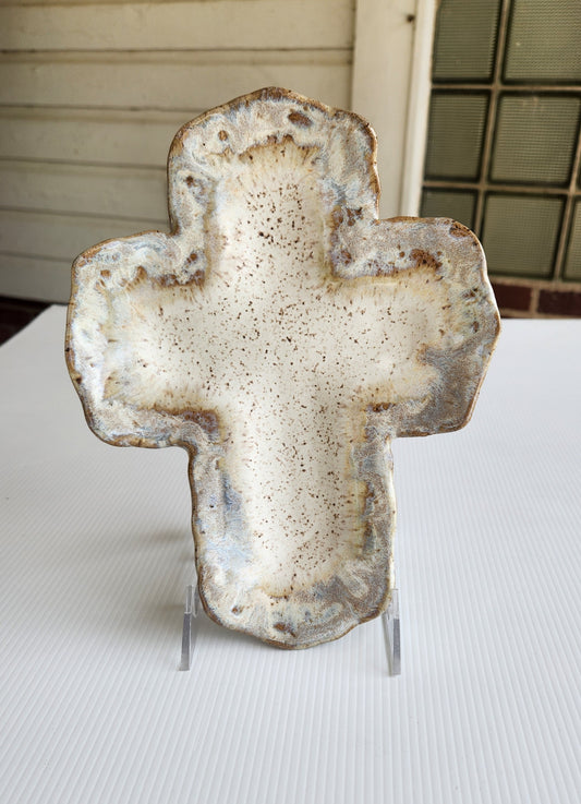 GIFTING CROSS - OYSTER