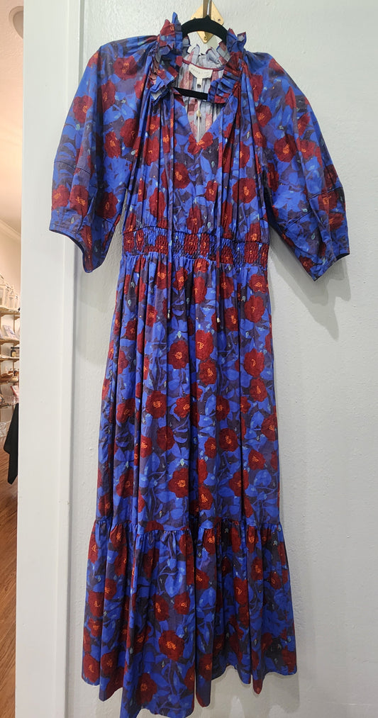 MIDNIGHT FLORAL MAXI DRESS