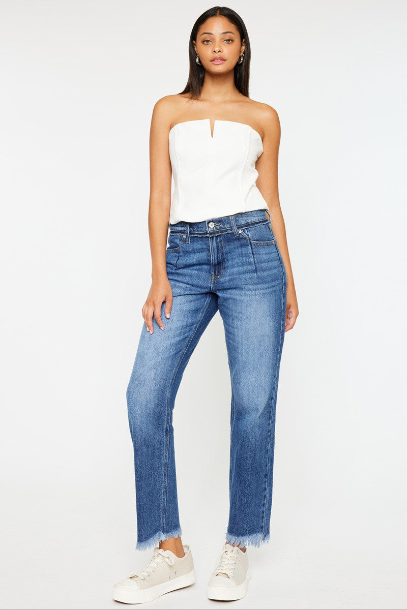 HIGH RISE SLIM STRAIGHT - MEDIUM