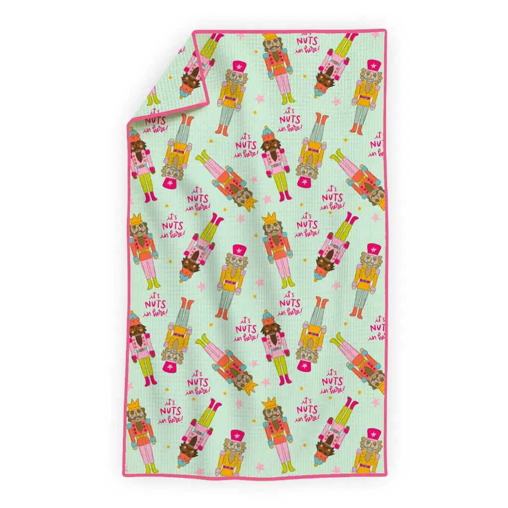 IT'S NUTS IN HERE TEA TOWEL
