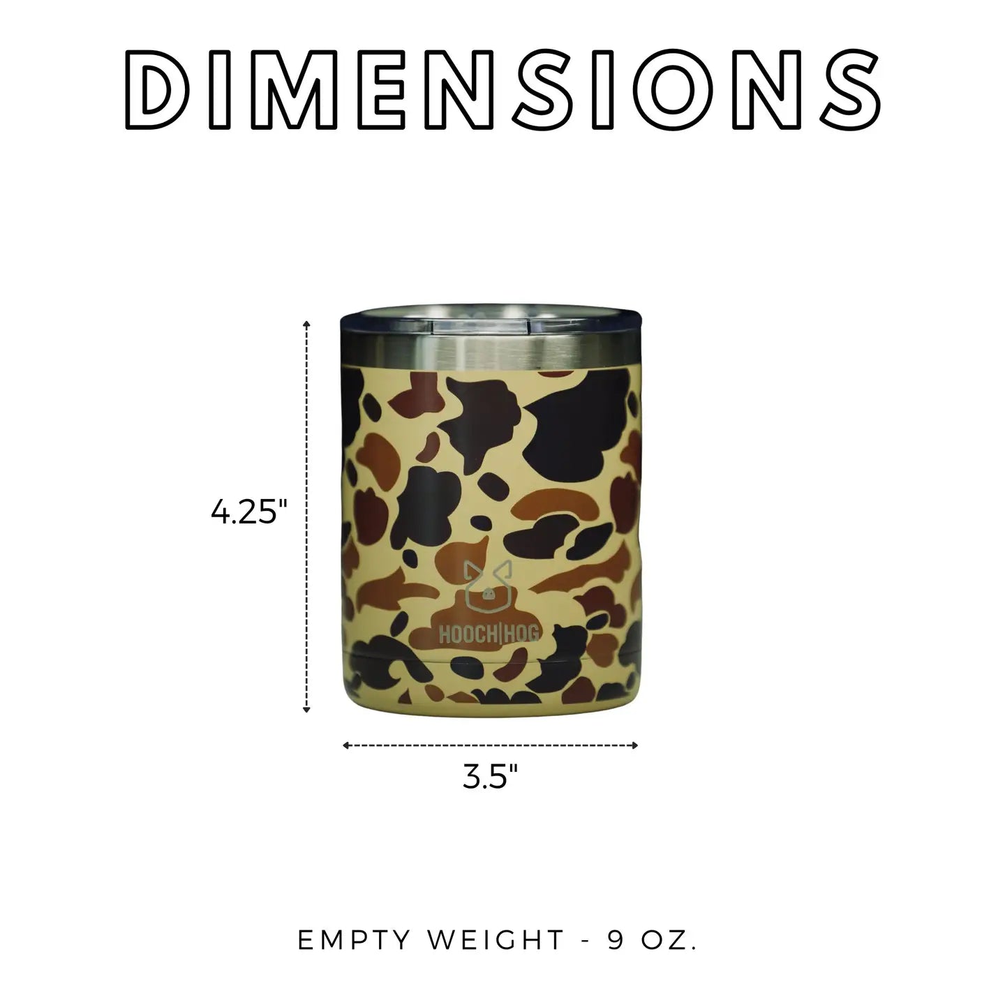 10 oz OLD SCHOOL CAMO LOWBALL